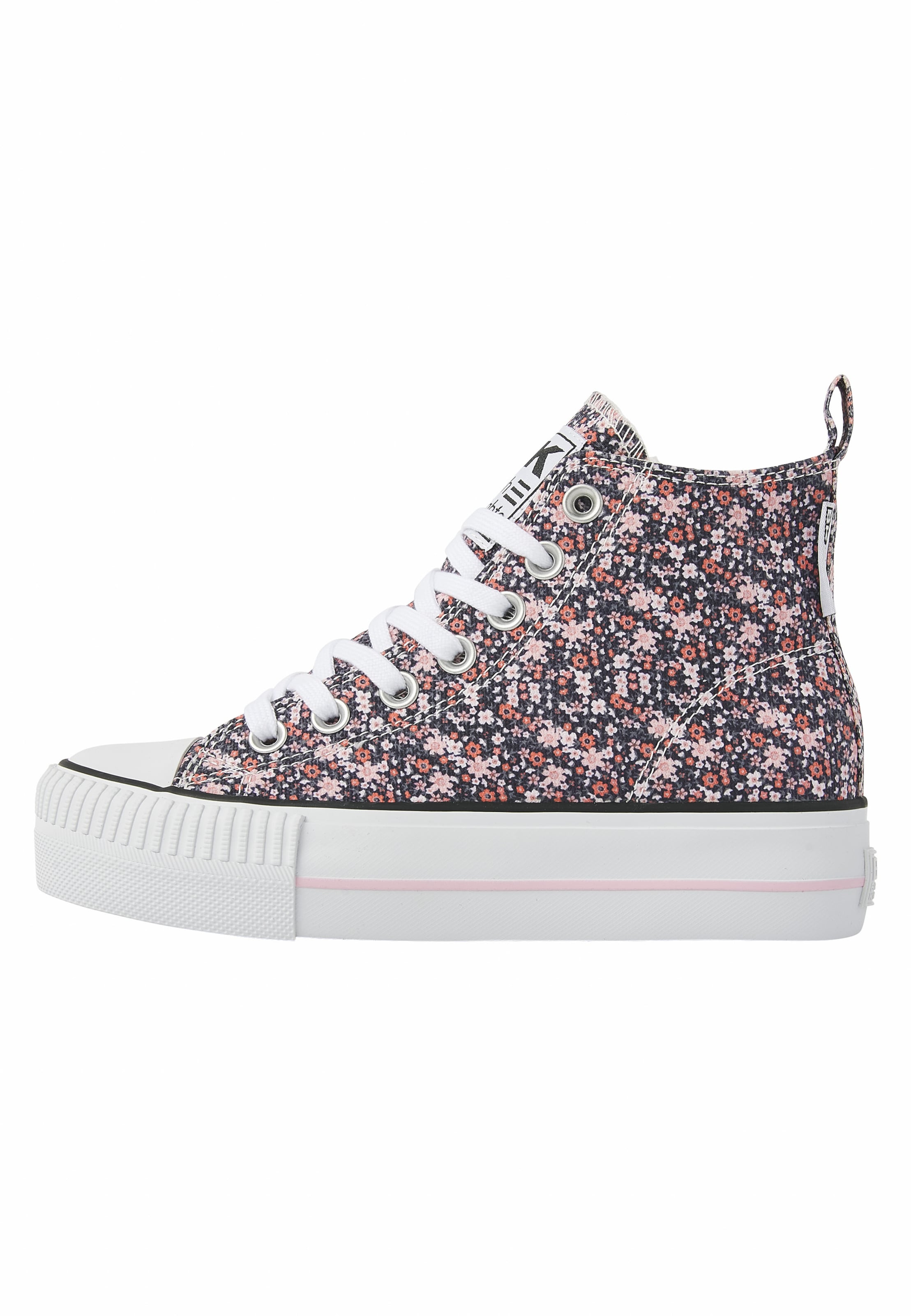 Sneaker alta 'KAYA MID' di BRITISH KNIGHTS in marrone: frontale