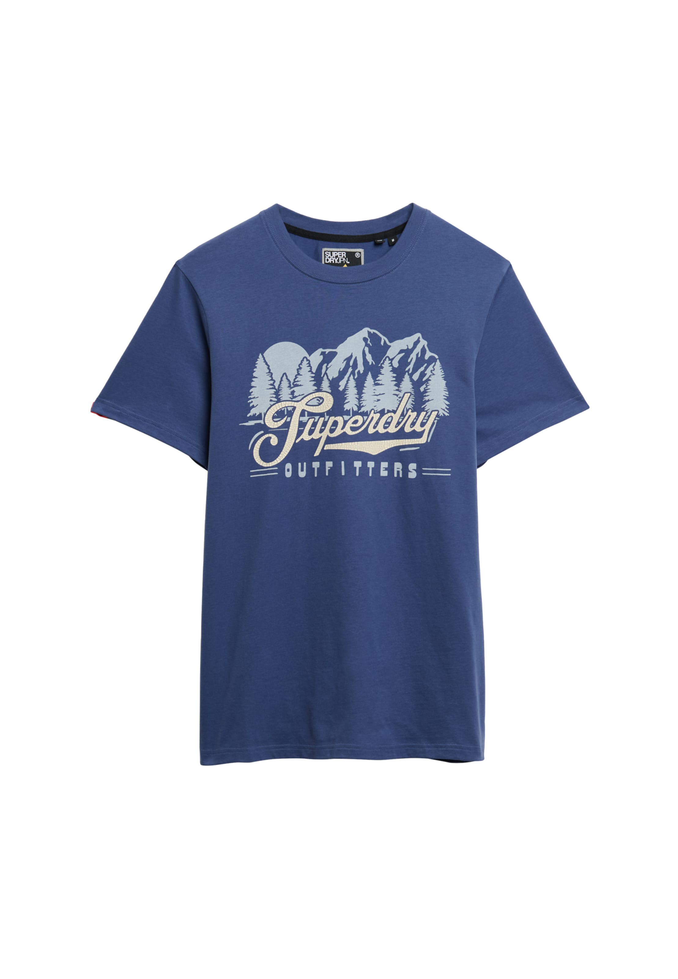 Superdry Shirt 'Outfitters' in Beige / Blue / Dark blue, Item view