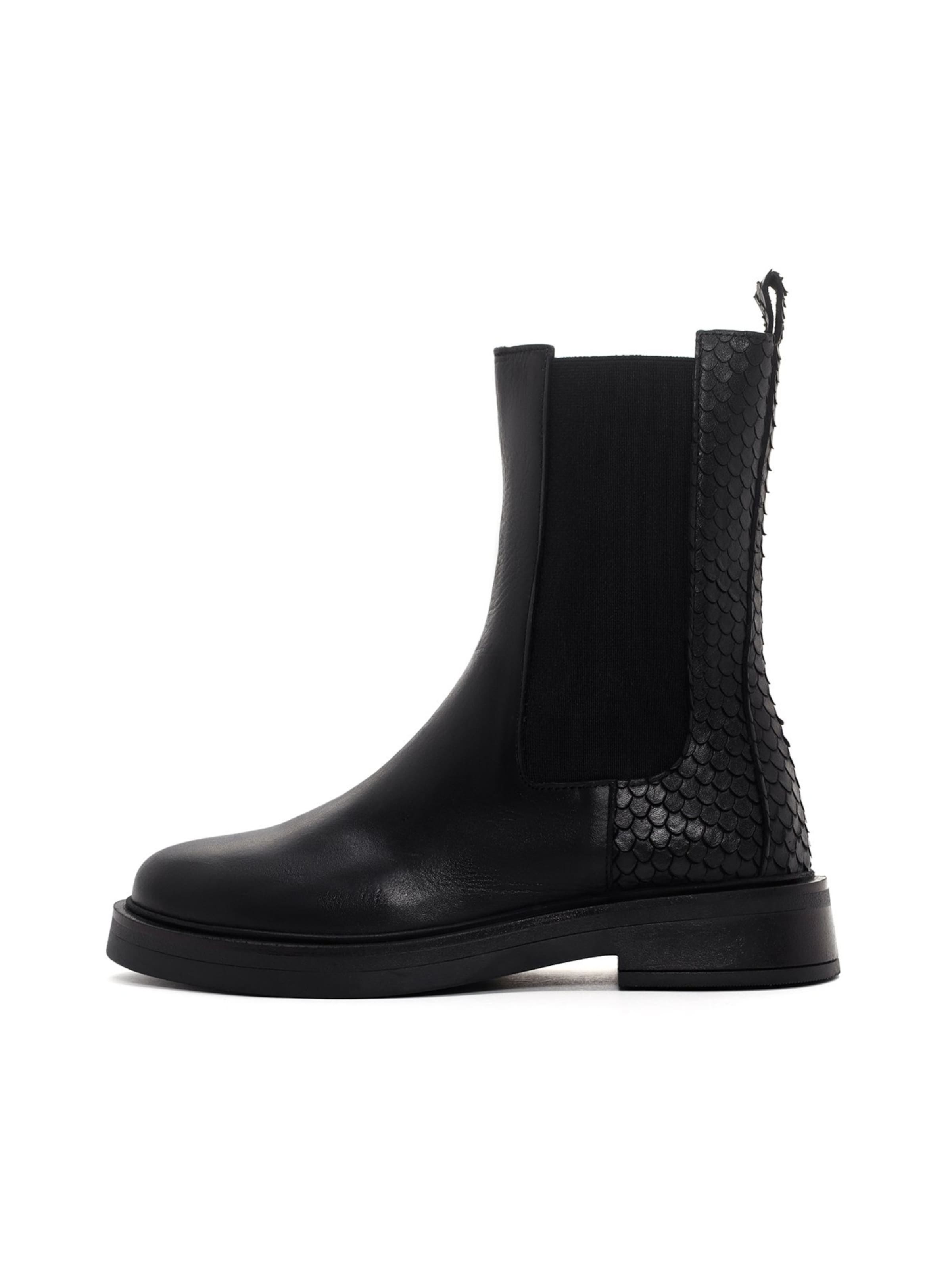 Derimod Chelsea Boots in Schwarz: Vorderseite