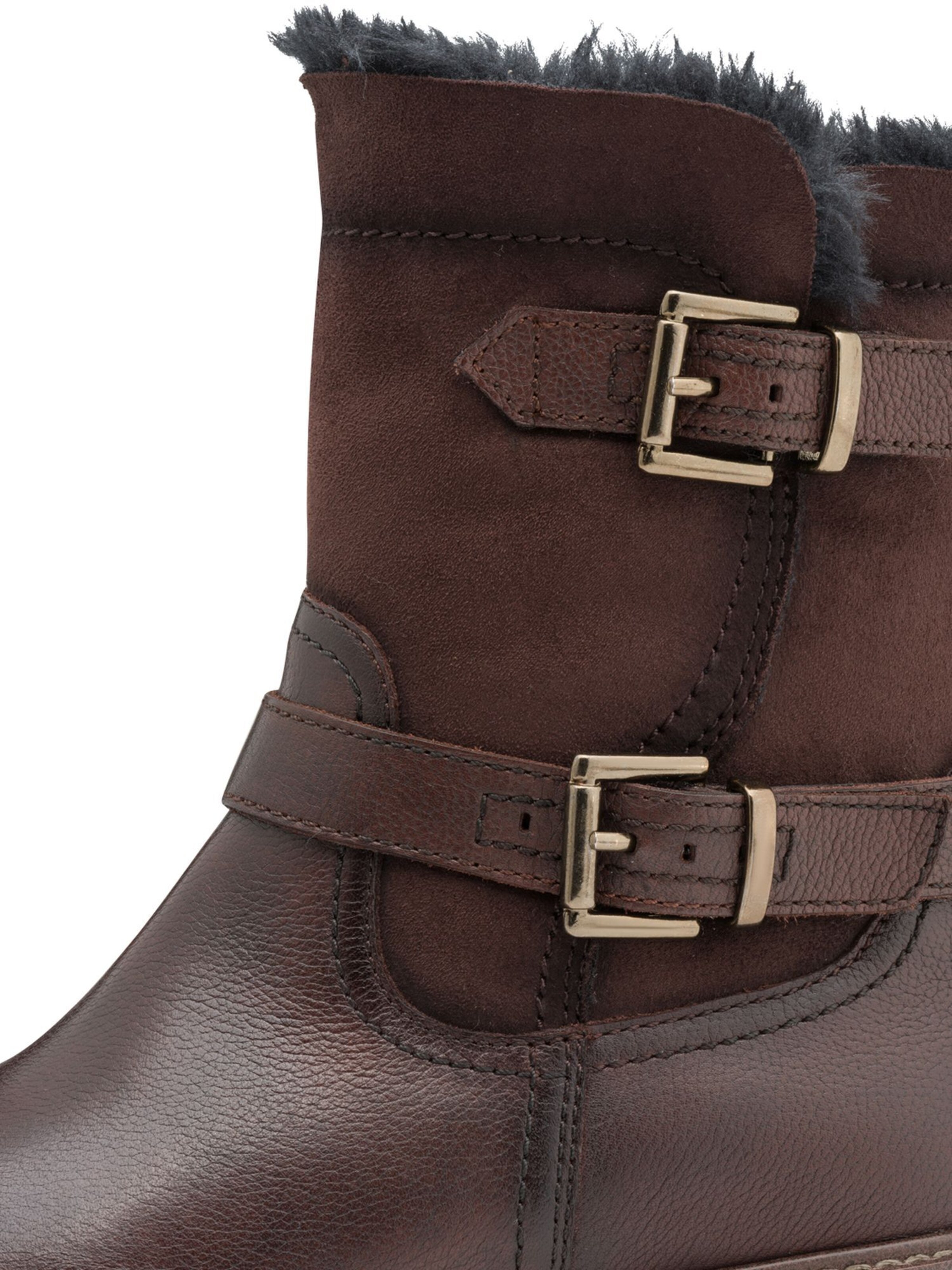 Tamaris Enkellaarsjes in Bruin