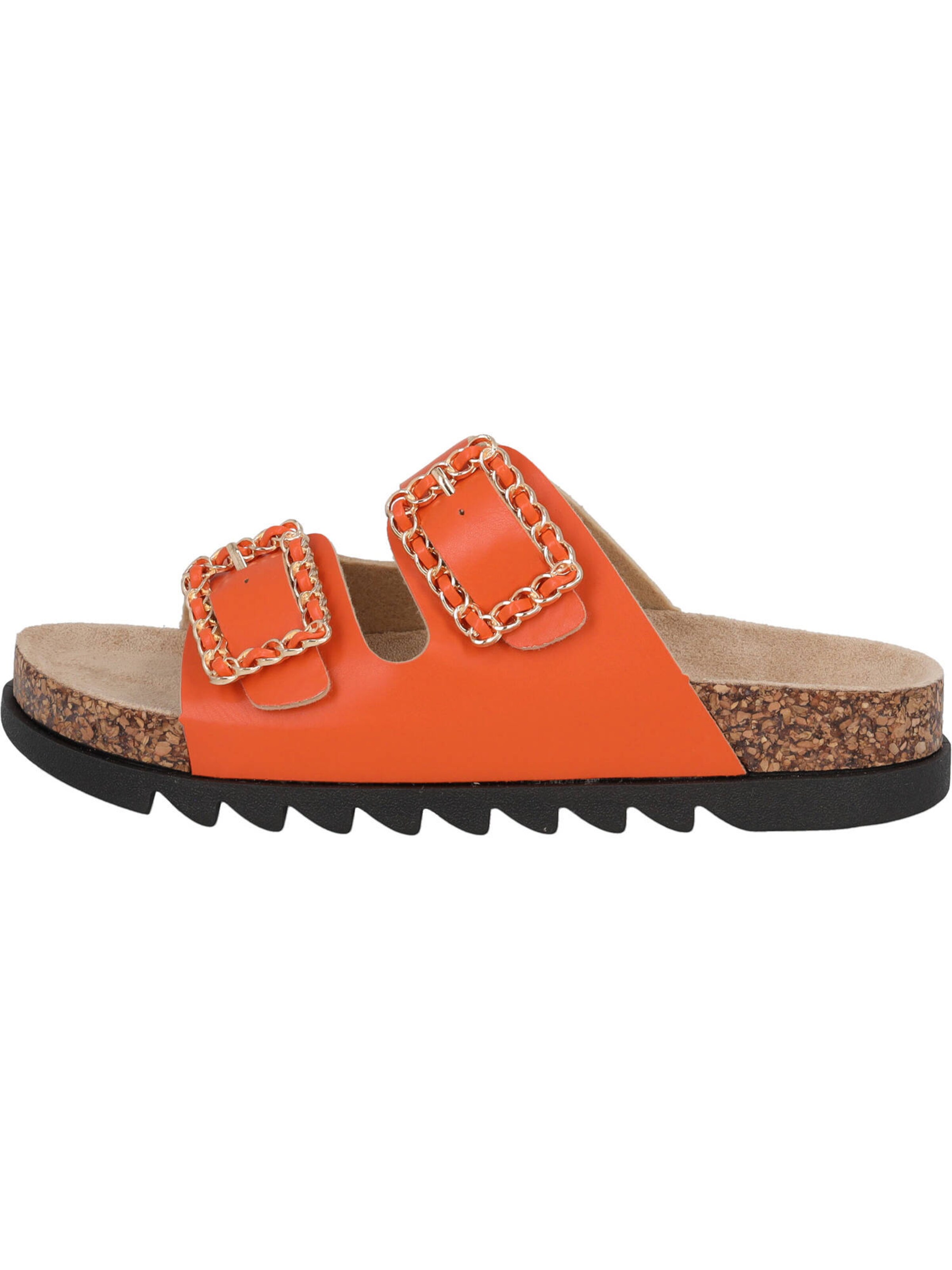 Palado by Sila Sahin Pantoletter 'Igies' i orange: forside