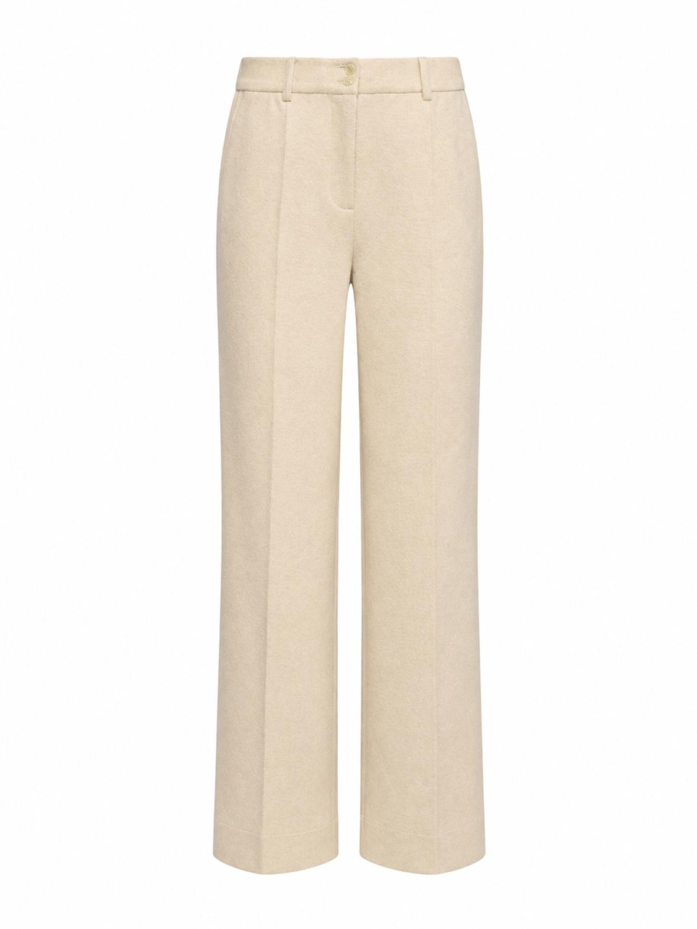 Smashed Lemon Regular Trousers in Beige