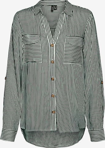 VERO MODA Blouse 'VMBumpy' in Groen: voorkant