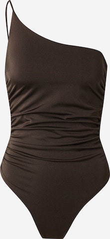 EDITED Bandeau Plavky 'Xienna' – hnědá: přední strana
