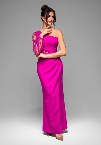 Ombre Evening dress in Pink