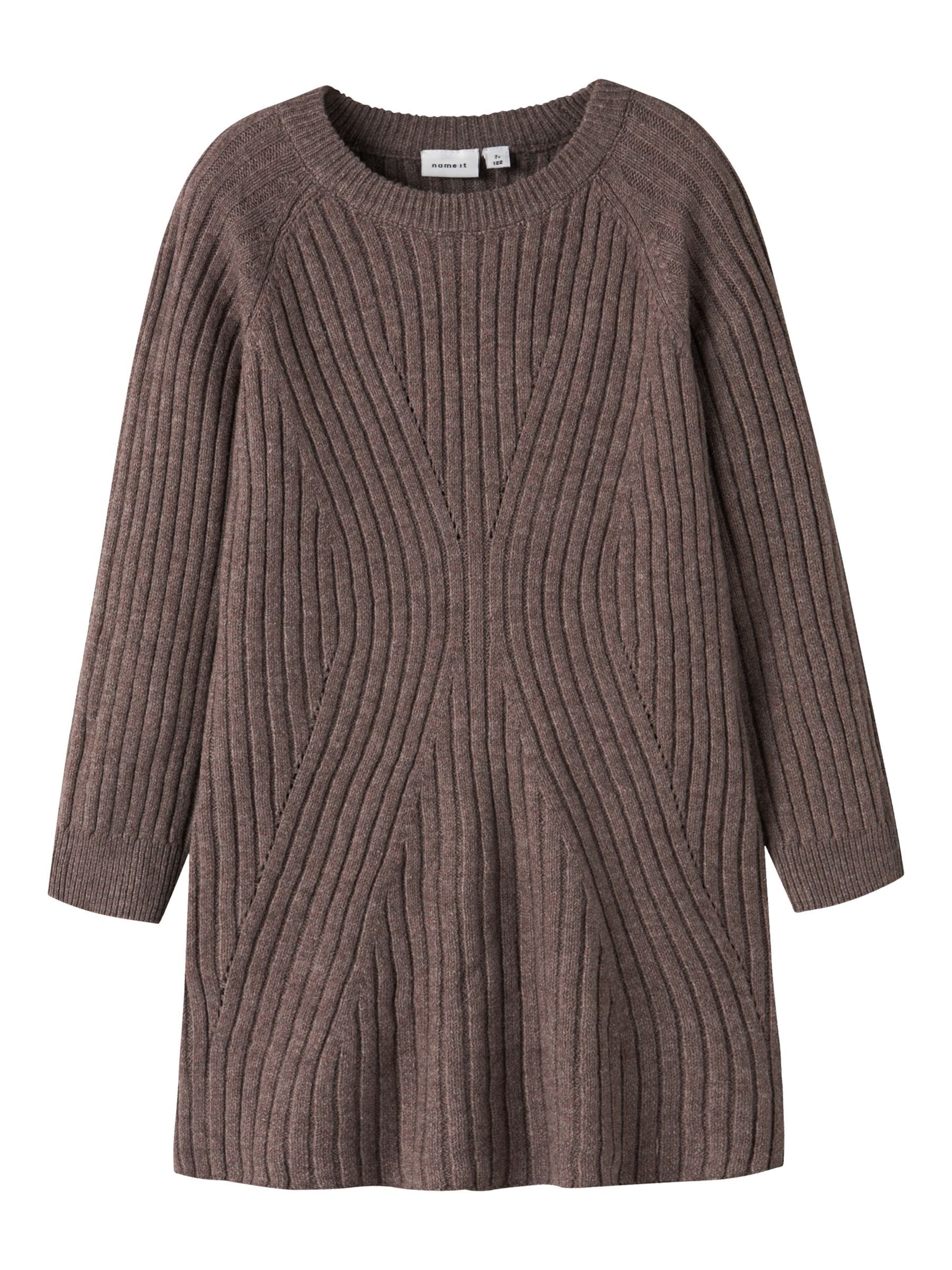 NAME IT - Vestido en marrón: frente