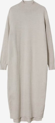 MANGO Knitted dress 'Vieira' in Grey: front