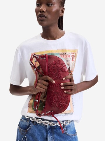 Desigual - Bolso de hombro 'BAG_ALISIO CASTRES LONG 26WAXP81' en rojo