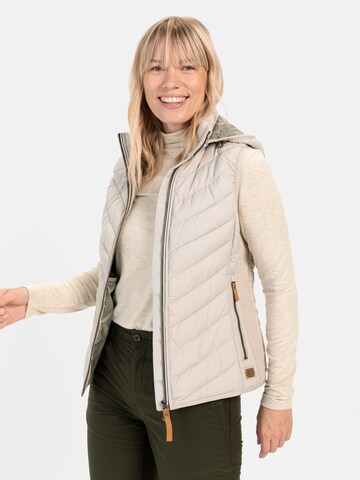CAMEL ACTIVE Vest in Beige: front