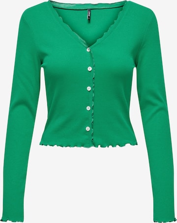 ONLY Knit Cardigan 'Laila' in Green: front