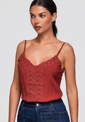 Ombre Shirt in Rood