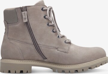 TAMARIS Lace-Up Ankle Boots in Grey