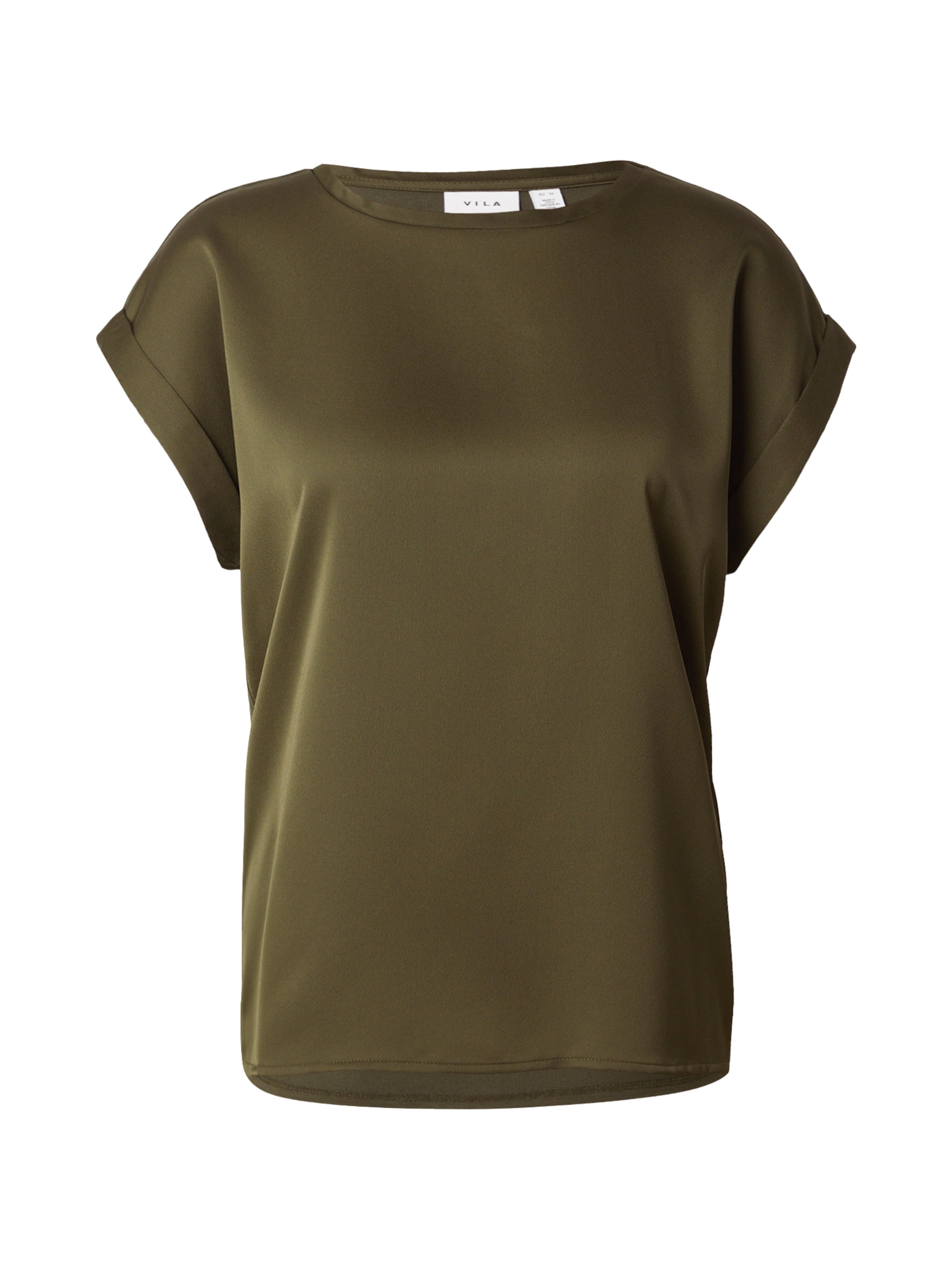 VILA T-shirt 'VIEllette' i grön: framsida