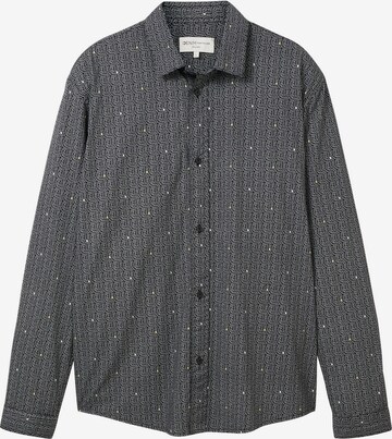 Regular fit Camicia di TOM TAILOR DENIM in grigio: frontale