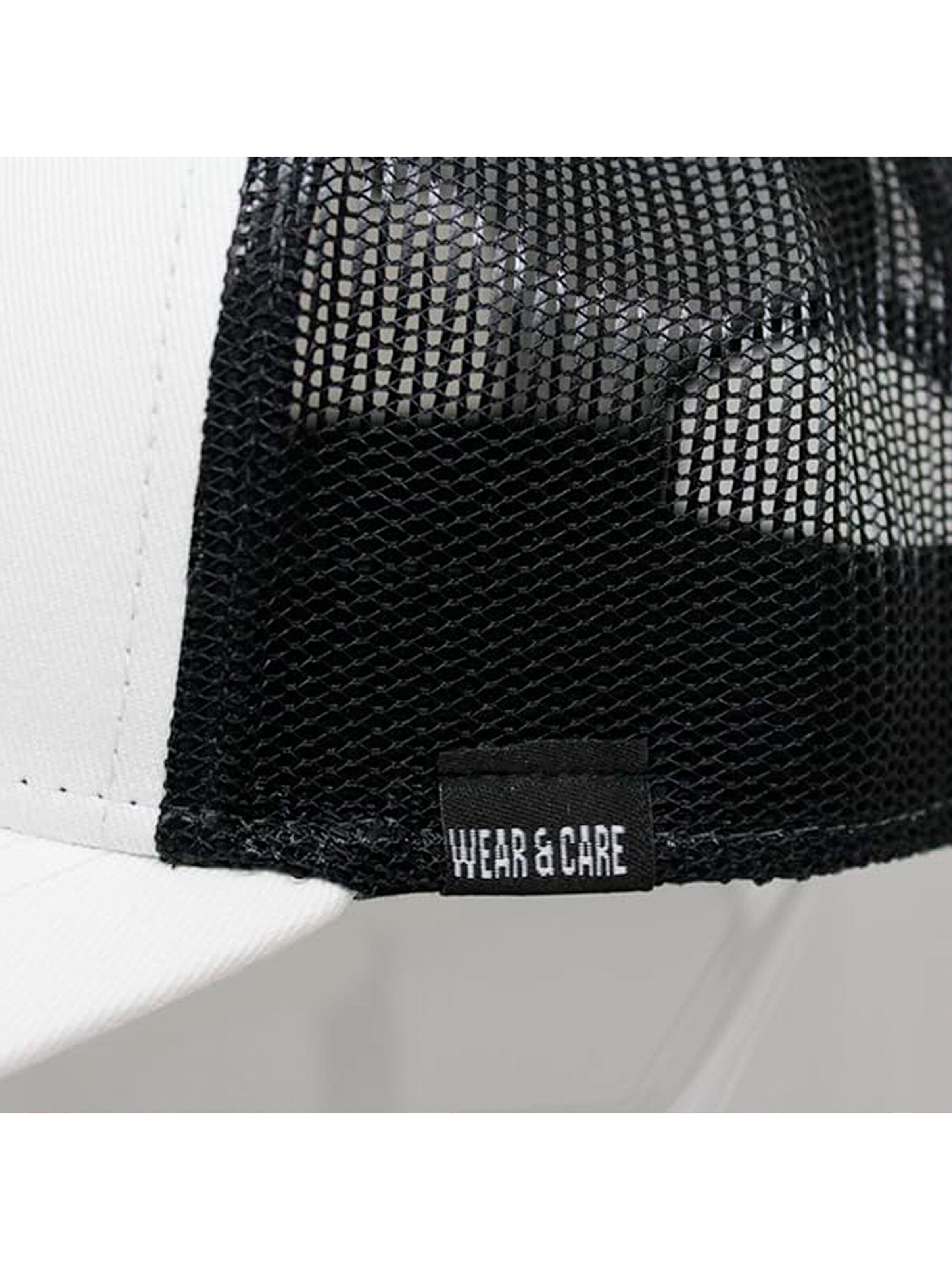 Surf Monkey Athletic Cap in White