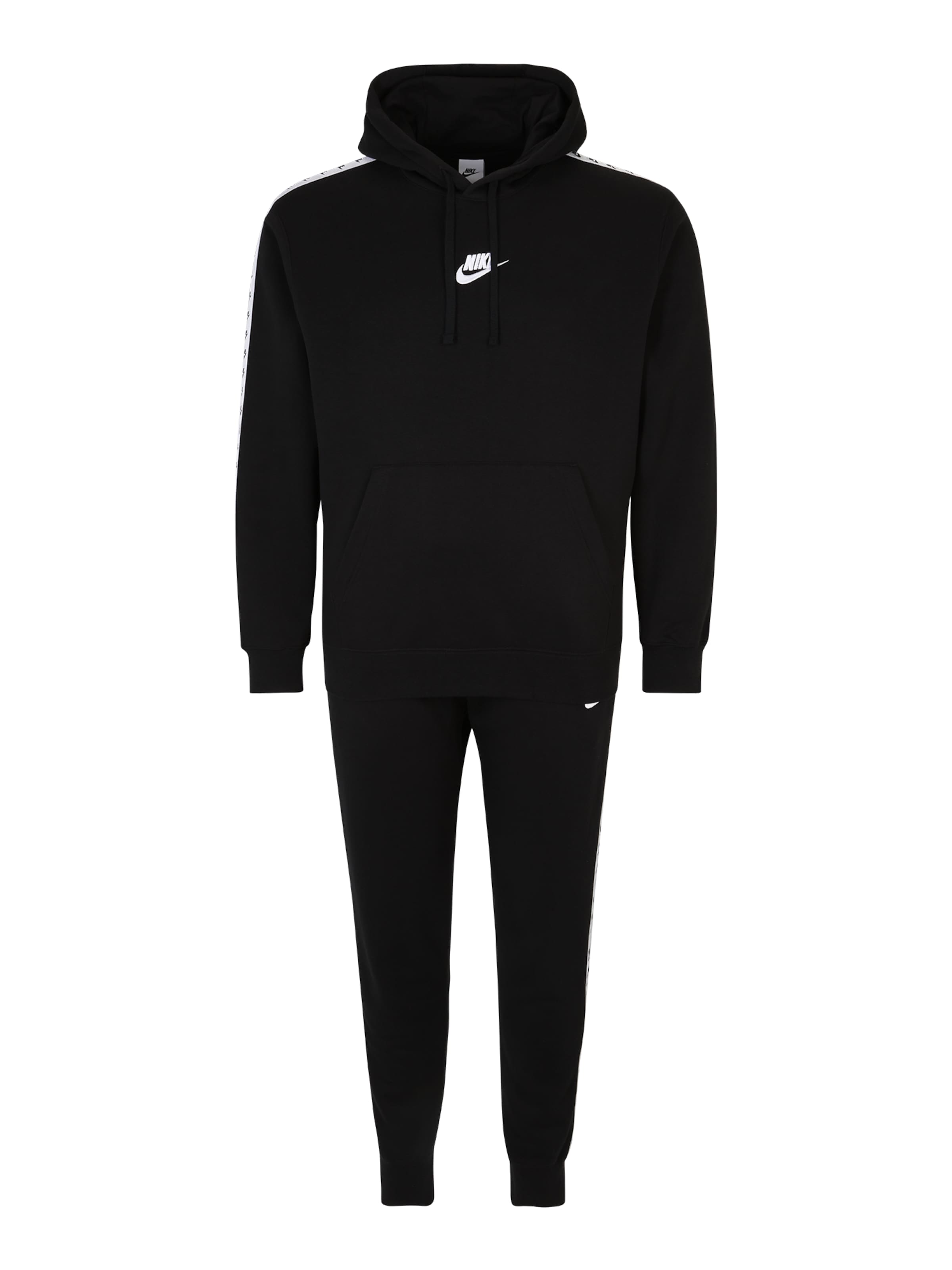 Nike Sportswear Träningsoverall i svart: framsida