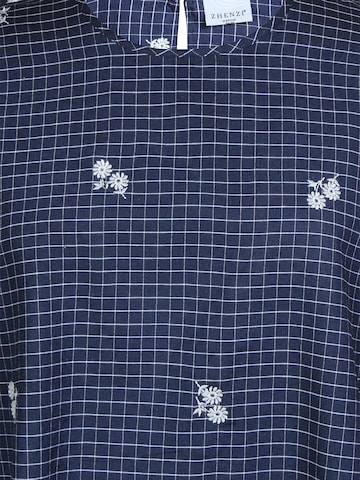 Zhenzi Blouse 'Amber 1197' in Blauw