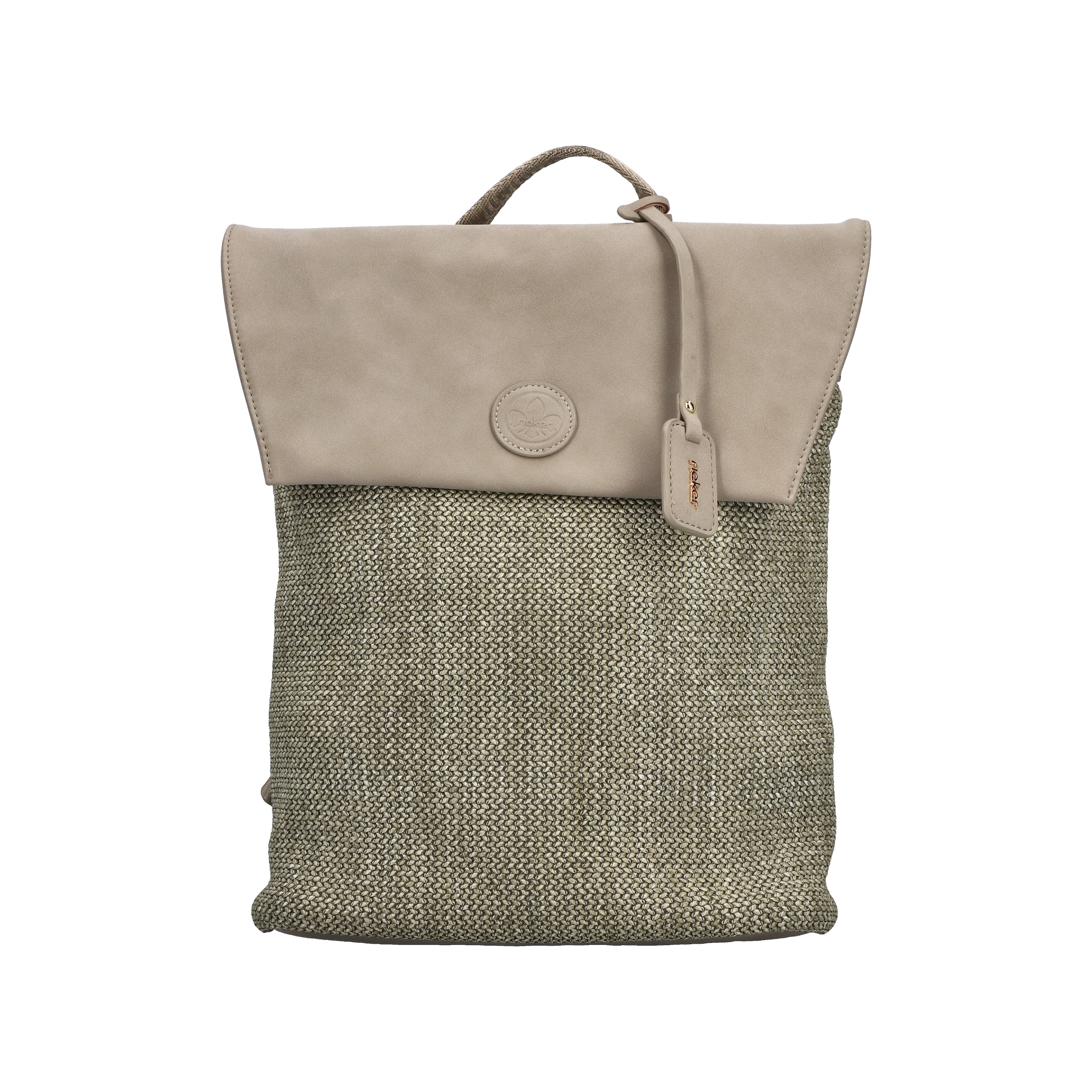 Rieker Backpack in White: front