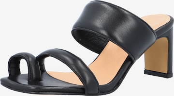 Bianco T-Bar Sandals 'FABLE' in Black: front
