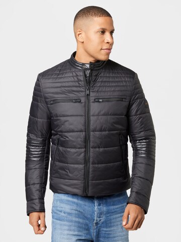 BOSS Orange Between-Season Jacket 'Odiddy' in Black: front