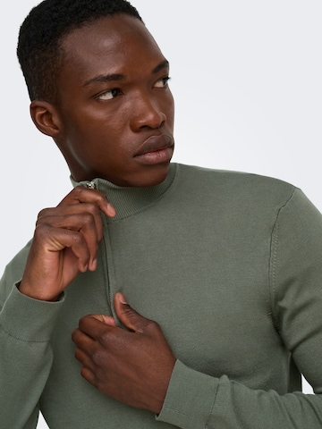 Only & Sons Trui 'ONSWyler' in Grijs