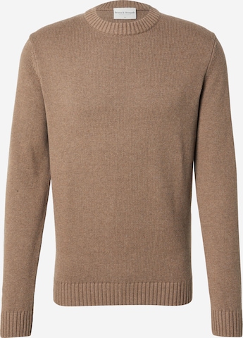 Pull-over 'Thorstein' Bruun & Stengade en marron : devant