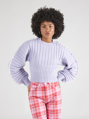 florence by mills exclusive for ABOUT YOU Sweater 'Peiskos' in Purple: front