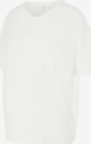 MAMALICIOUS Majica 'Evia' | bela barva: sprednja stran