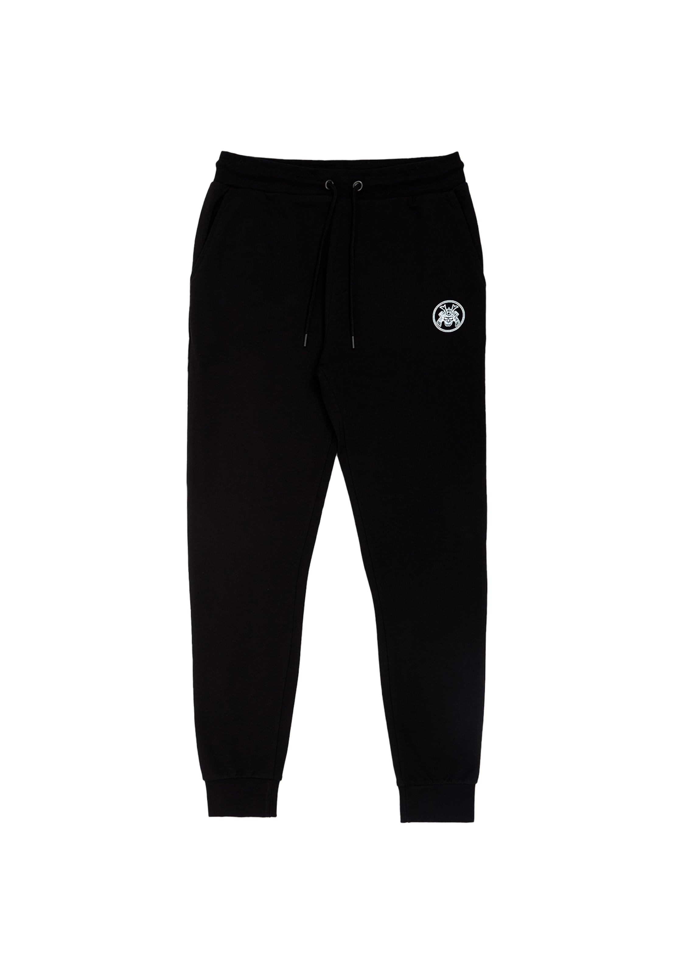 Oldskull Jogginghose in Schwarz: Vorderseite