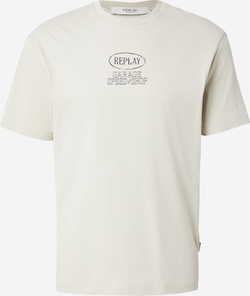 REPLAY T-Shirt in Beige: Vorderseite
