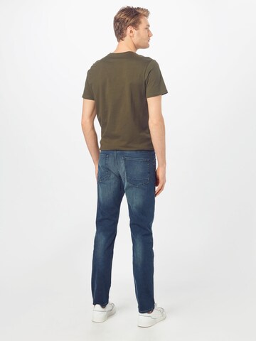 BOSS Orange Slimfit Jeans 'Taber' in Blau