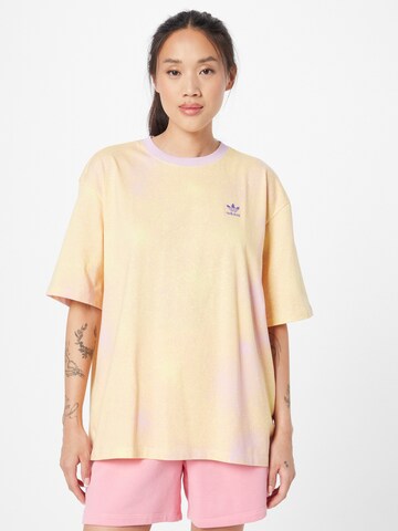 ADIDAS ORIGINALS - Camiseta 'Allover Print' en amarillo: frente