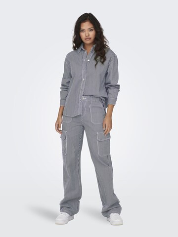 JDY - regular Pantalón en azul