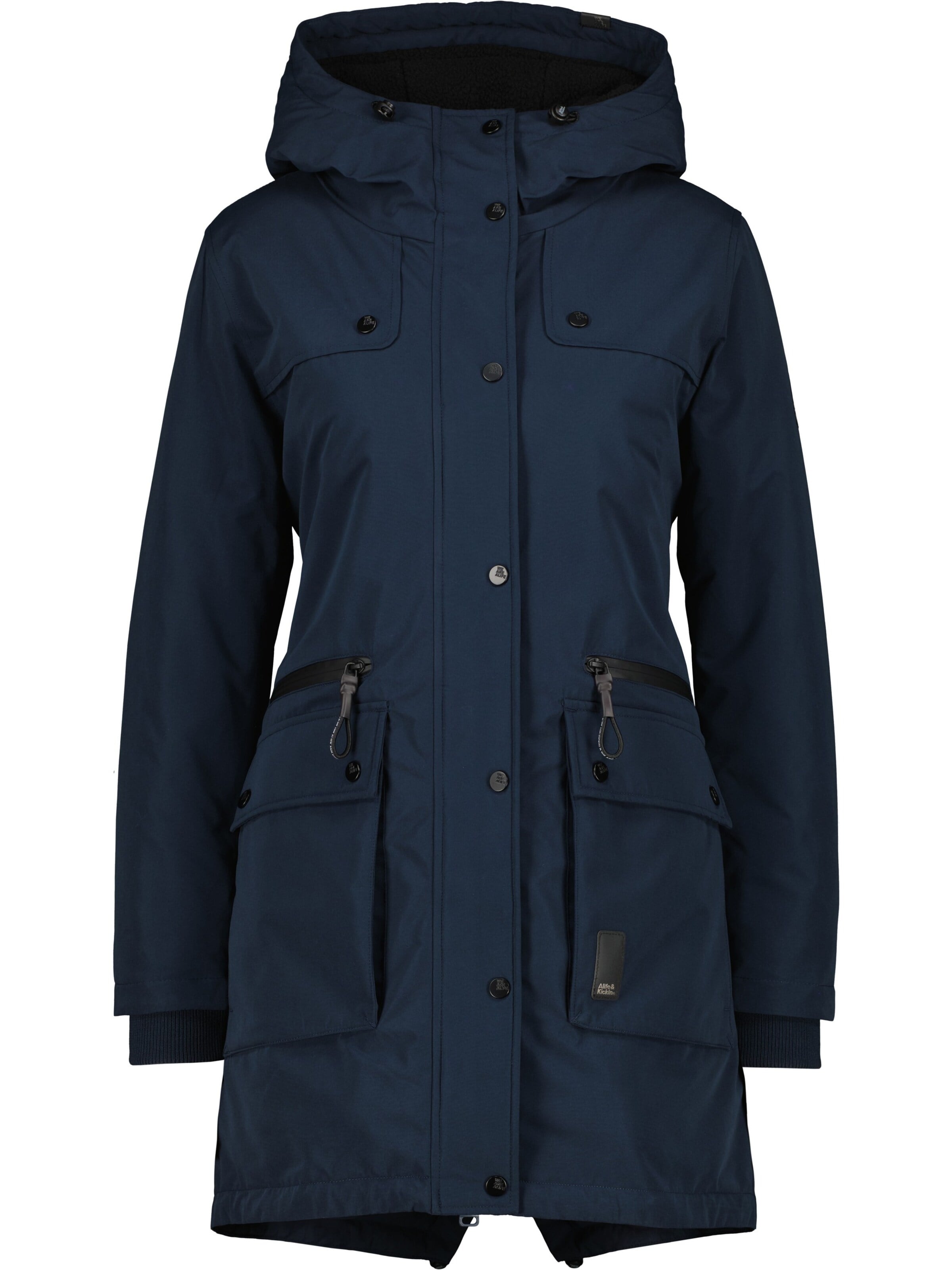 Giacca invernale 'Charlotte' di alife & kickin in blu: frontale