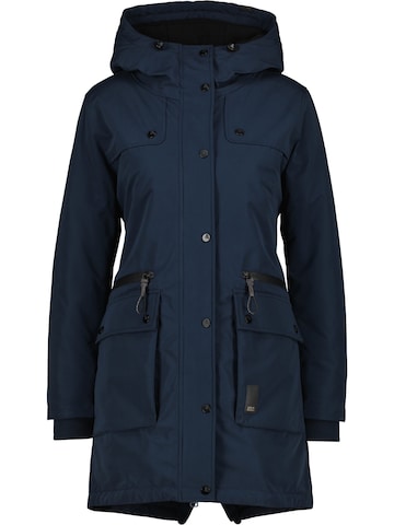 alife & kickin Winterjacke 'Charlotte' in Blau: Vorderseite