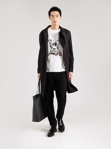 T-Shirt 'Dubrox' HUGO en beige