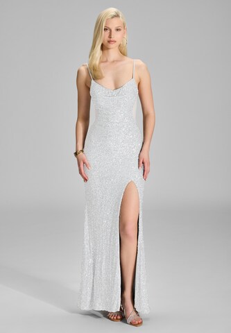 HEY KYLA Evening Dress in White: front