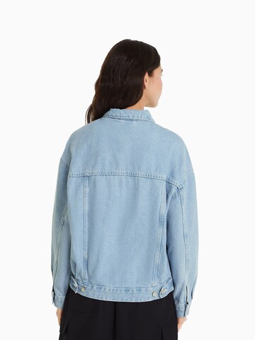 Veste mi-saison Bershka en bleu