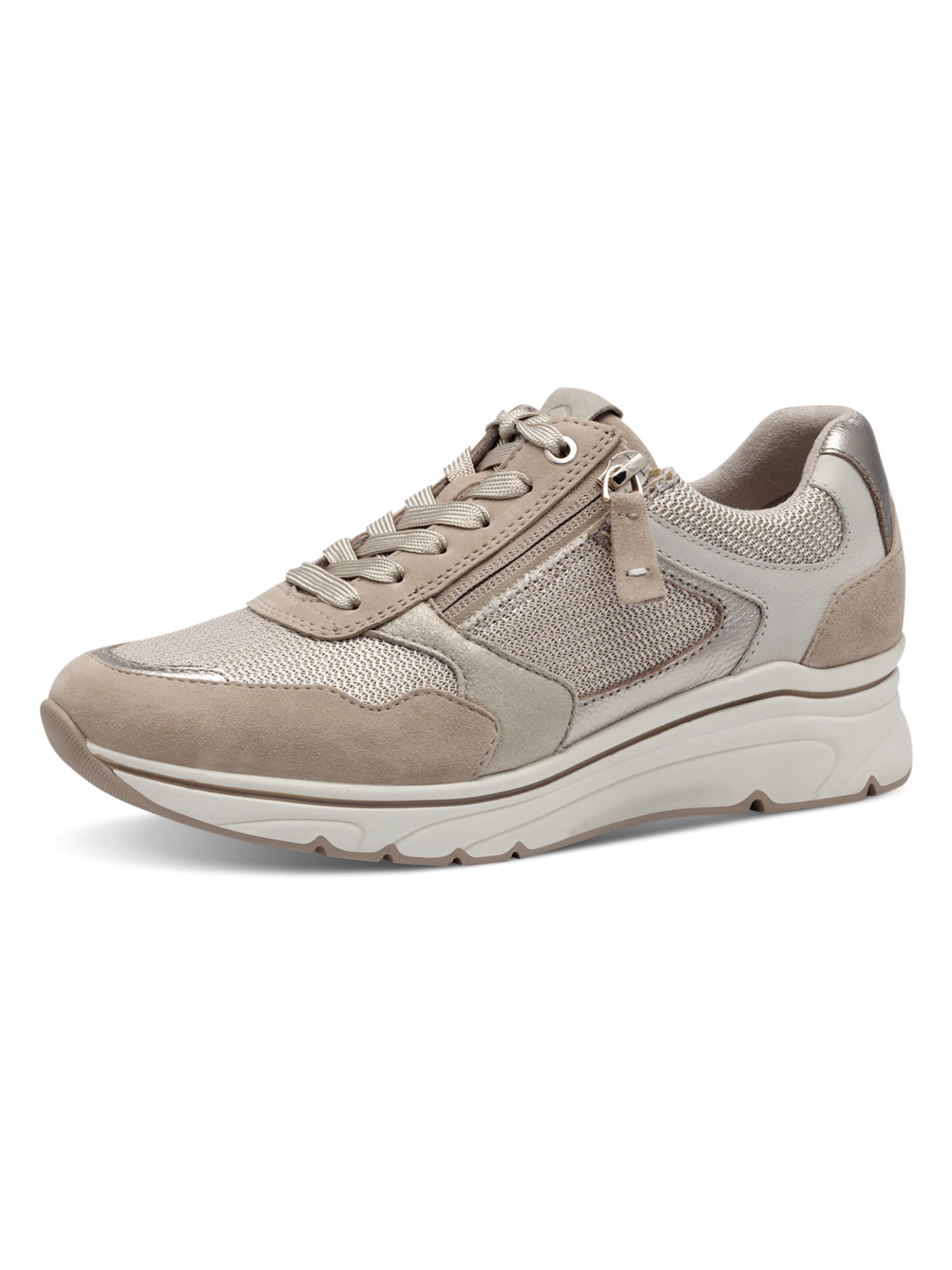 Tamaris Sneakers laag ' 1-23739-44 ' in Beige: voorkant