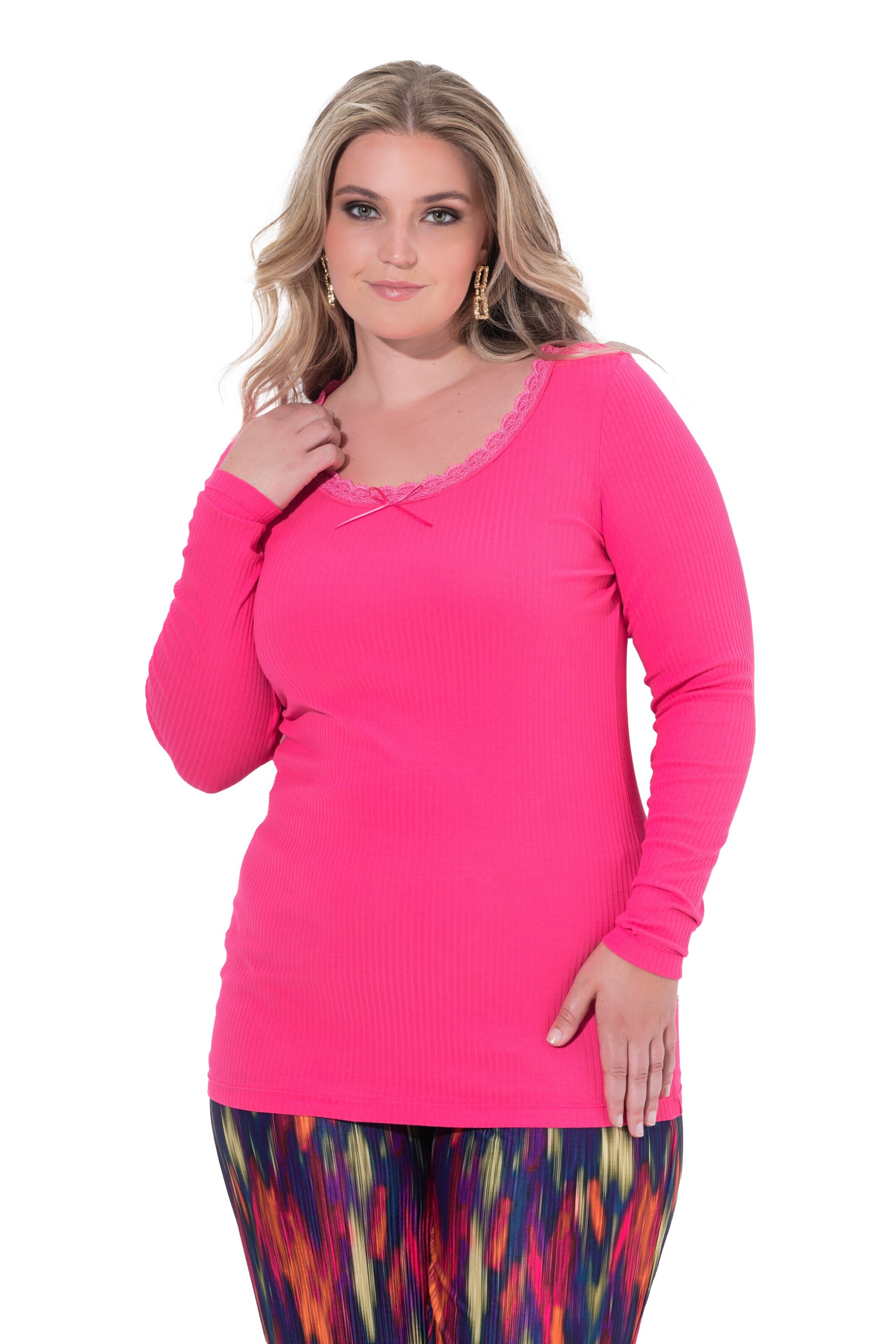 MIAMODA Shirt in Roze: voorkant
