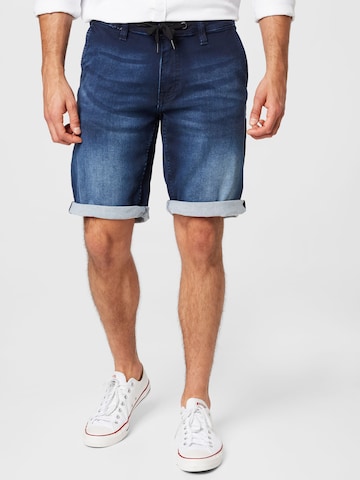 QS by s.Oliver Jeans 'John' in Blauw: voorkant