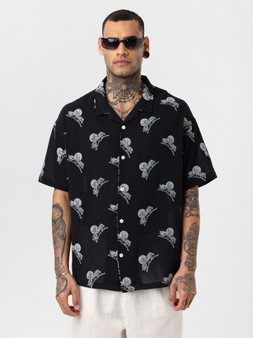 Fit confort Chemise 'Jaap' Dandalo en noir : devant