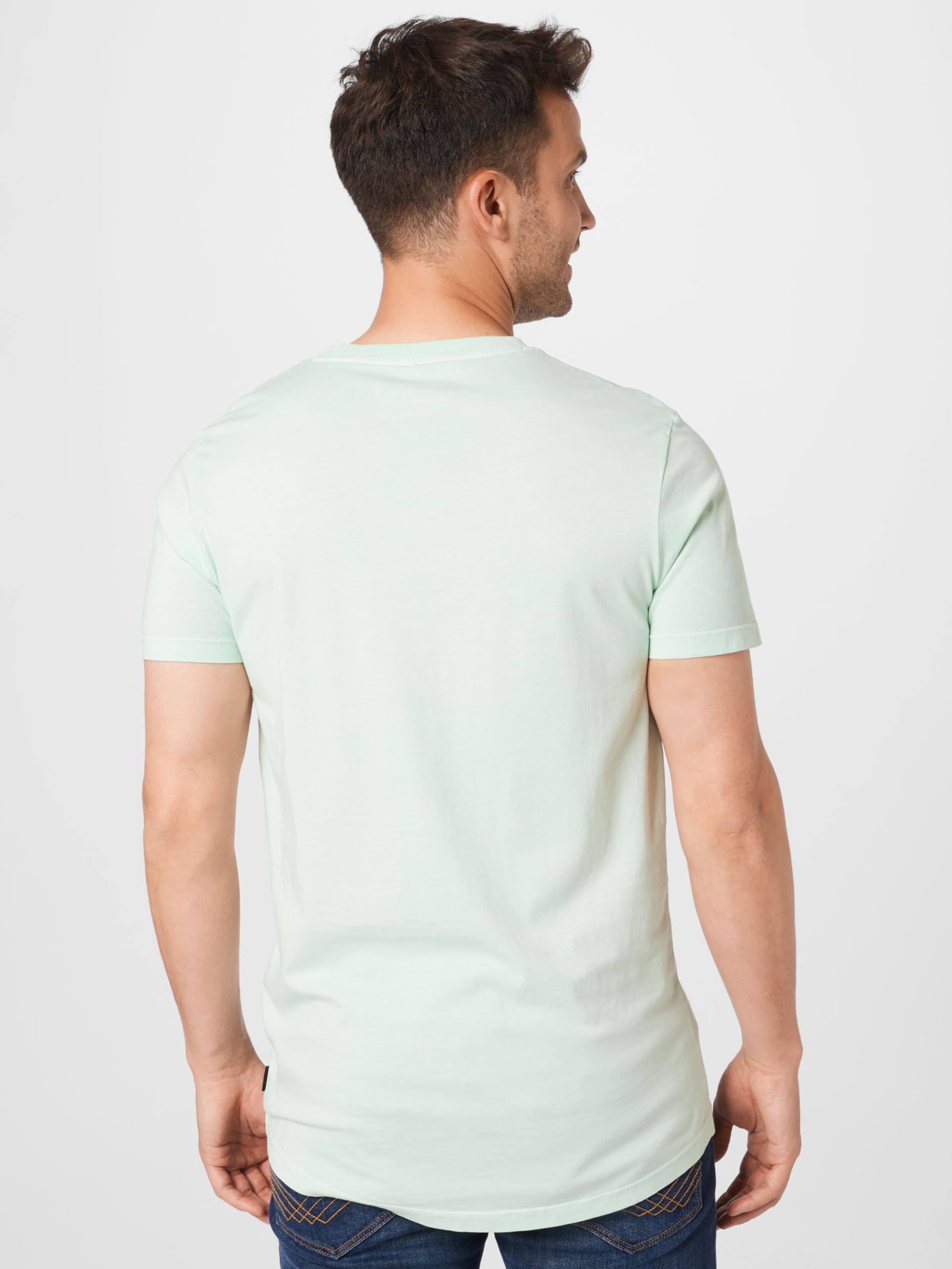 Männer Shirts TOM TAILOR DENIM T-Shirt in Pastellgrün - VT03786