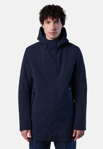 Manteau mi-saison North Sails en bleu : devant