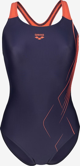 ARENA Badeanzug 'DIVE' in blau / orange, Produktansicht