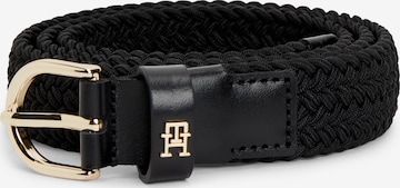 TOMMY HILFIGER Opasek 'ESSENTIAL EFFORTLESS' – černá: přední strana