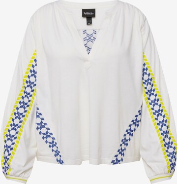 Ulla Popken Blouse in Wit: voorkant