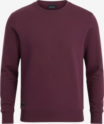 Sweat-shirt Ombre en rouge : devant