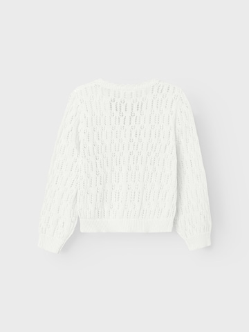 NAME IT Knit Cardigan in White