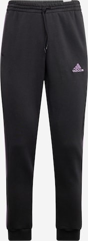 ADIDAS SPORTSWEAR Workout Pants 'Essentials' in Black: front